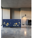 Credenza Cinese Blu Notte Dipinto a Mano L180xP40xA85cm