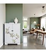 Chinese Cabinet White Blossoms Hand-Painted W80xD35xH99cm