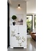 Chinese Kast Wit Bloesems Handbeschilderd B80xD35xH99cm