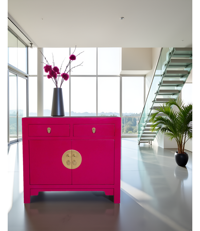 Armadio Cinese Fuchsia Royale - Orientique Collezione L90xP40xA80cm