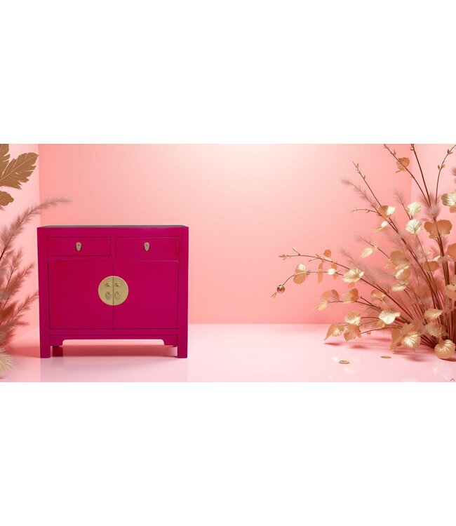 Armadio Cinese Fuchsia Royale - Orientique Collezione L90xP40xA80cm