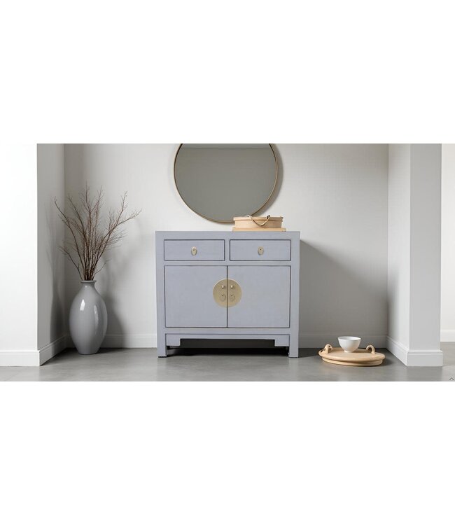 Armario Chino Gris Pastel - Orientique Colección An90xP40xAl80cm