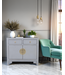 Chinese Kast Pastel Grijs - Orientique Collectie B90xD40xH80cm