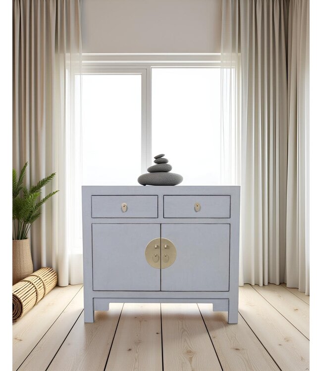 Armario Chino Gris Pastel - Orientique Colección An90xP40xAl80cm