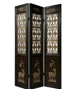Fine Asianliving Antique Chinese Room Divider Handcarved W135xH237cm