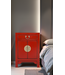 Table de Chevet Chinois Lucky Rouge  - Orientique Collection L42xP35xH60cm