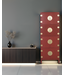 Armadio Cinese Rosso Rubino L67xP45xA180cm - Orientique Collection