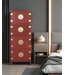 Chinesischer Schrank Rubin Rot - Orientique Sammlung - B67xT45xH180cm