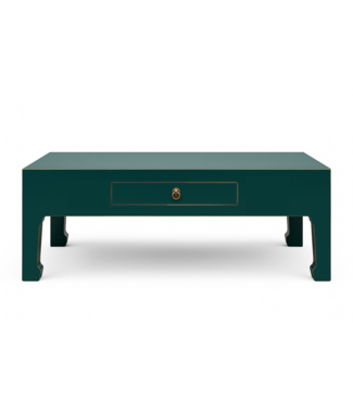 Fine Asianliving Chinesischer Couchtisch Blaugrün - Orientique Kollektion B110xT60xH45cm