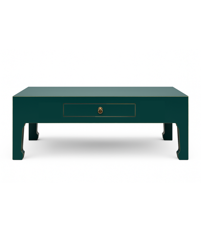 Chinesischer Couchtisch Blaugrün - Orientique Kollektion B110xT60xH45cm