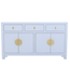 Fine Asianliving Credenza Cinese Grigio Pastello -  Orientique Collection L140xP35xA85cm