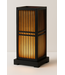 Japanese Table Lamp Shoji Black - Matsudo W20xD20xH41.5cm