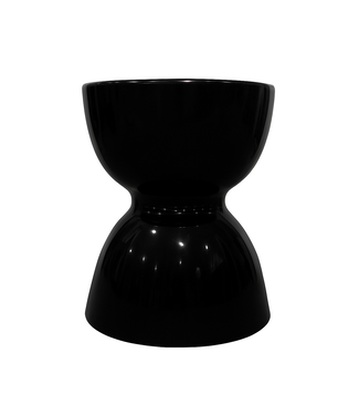 Fine Asianliving Keramische Kruk Zwart Handgemaakt - Callisto D33xH46cm