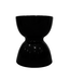 Keramische Kruk Zwart Handgemaakt - Callisto D33xH46cm