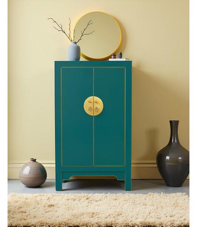 Armadio Cinese Teal L70xP40xA120cm - Orientique Collection