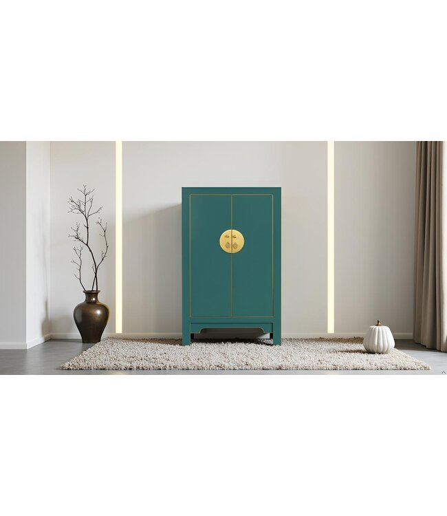 Chinese Cabinet Teal - Orientique Collection W70xD40xH120cm