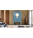 Armadio Nuziale Cinese Grigio Blu Artico - Orientique Collezione L100xP55xA175cm