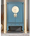 Armoire de Mariage Chinoise Gris Bleu Arctique - Orientique Collection L100xP55xH175cm
