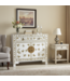 Chinese Cabinet Snow White Butterflies Hand-Painted - Orientique Collection W90xD40xH80cm