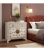 Chinese Kast Wit Vlinders Handbeschilderd - Orientique Collectie B90xD40xH80cm
