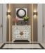 Chinese Kast Wit Vlinders Handbeschilderd - Orientique Collectie B90xD40xH80cm