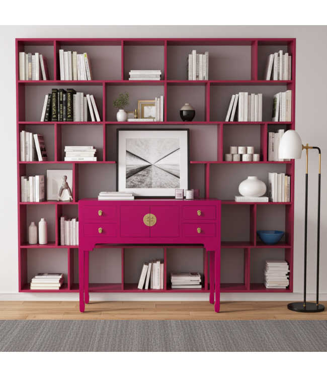 Chinesischer Konsolentisch Fuchsia Royale - Orientique Kollektion B100xT26xH80cm