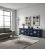 Mueble TV Chino Azul Noche - Orientique Colección An175xP47xAl54cm