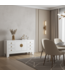 Mueble TV Chino Blanco Nieve - Orientique Colección An121xP37xAl61cm