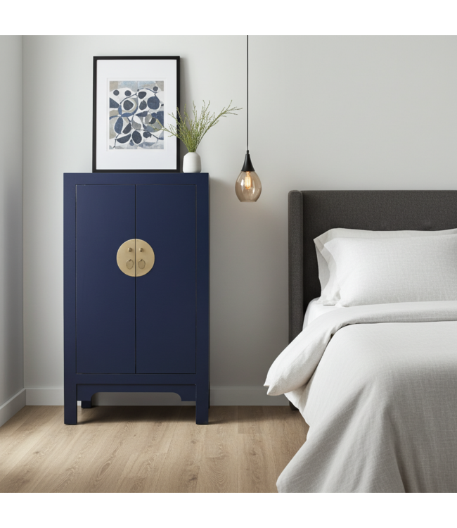 Chinesischer Schrank Nachtblau - Orientique Kollektion B70xT40xH120cm