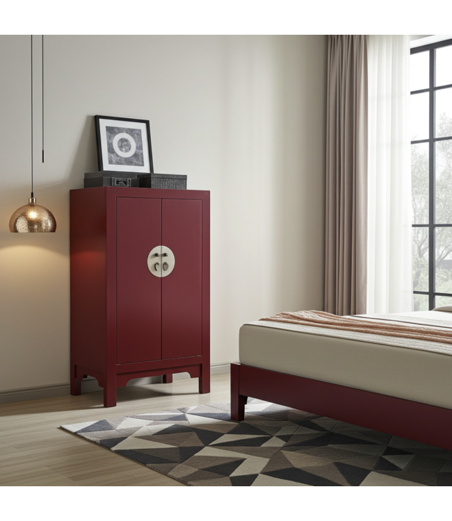 Chinese Kast Scarlet Rouge - Orientique Collectie B70xD40xH120cm