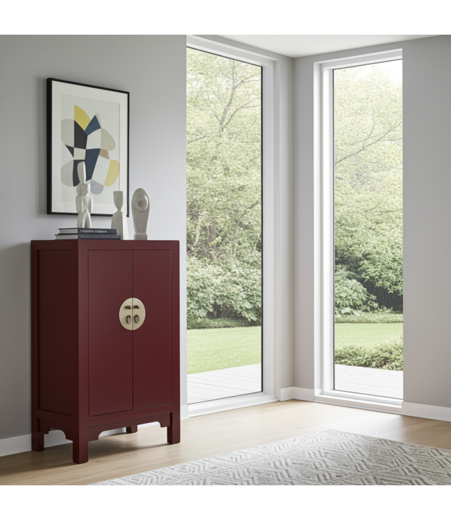 Chinese Kast Scarlet Rouge - Orientique Collectie B70xD40xH120cm