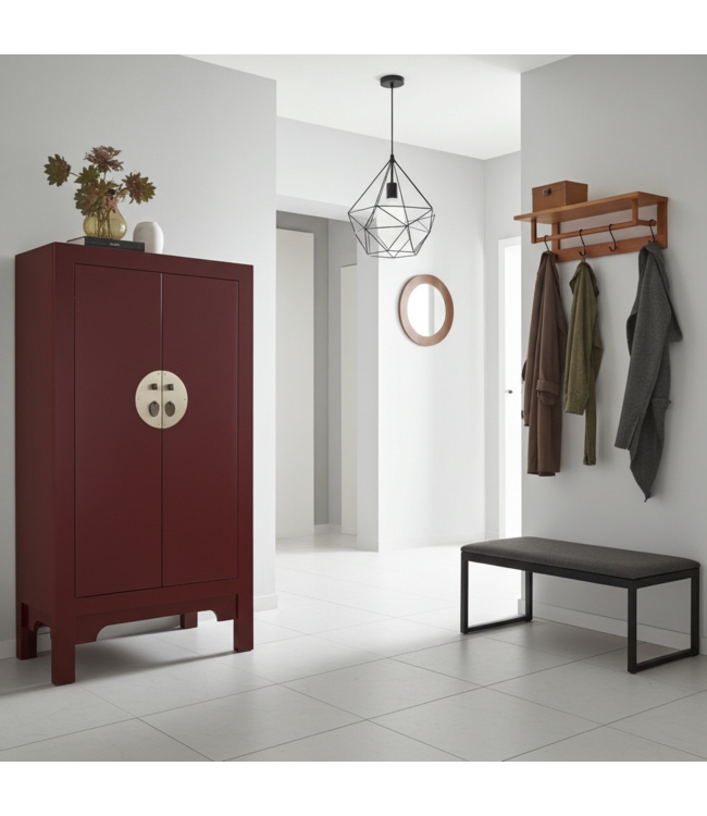 Chinese Kast Scarlet Rouge - Orientique Collectie B70xD40xH120cm