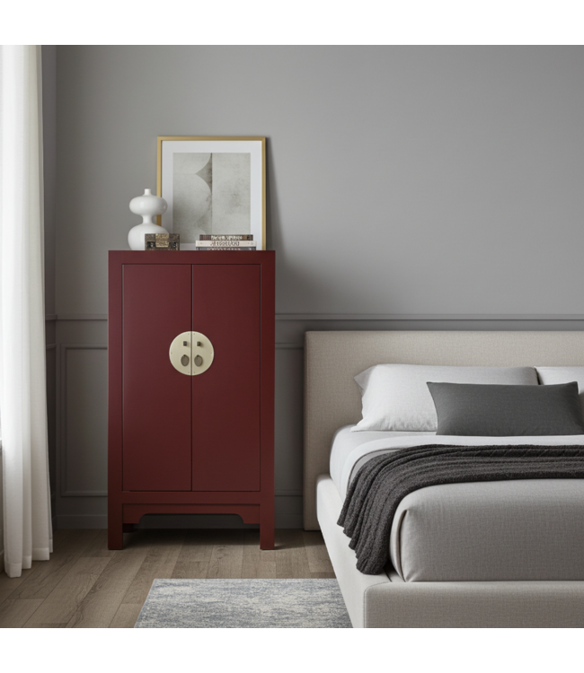 Chinese Kast Scarlet Rouge - Orientique Collectie B70xD40xH120cm