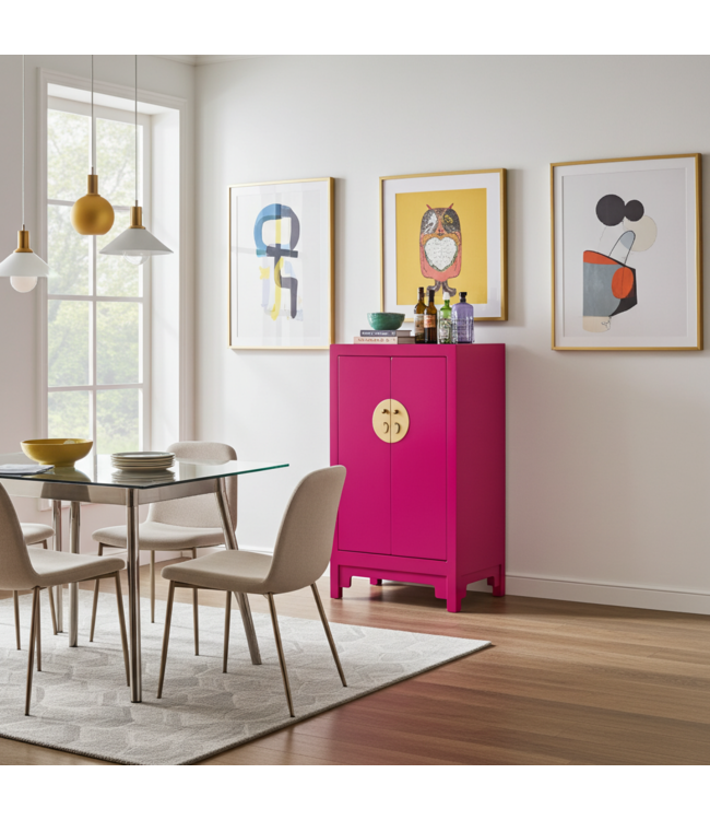Armario Chino Fuchsia Royale - Orientique Colección An70xP40xAl120cm