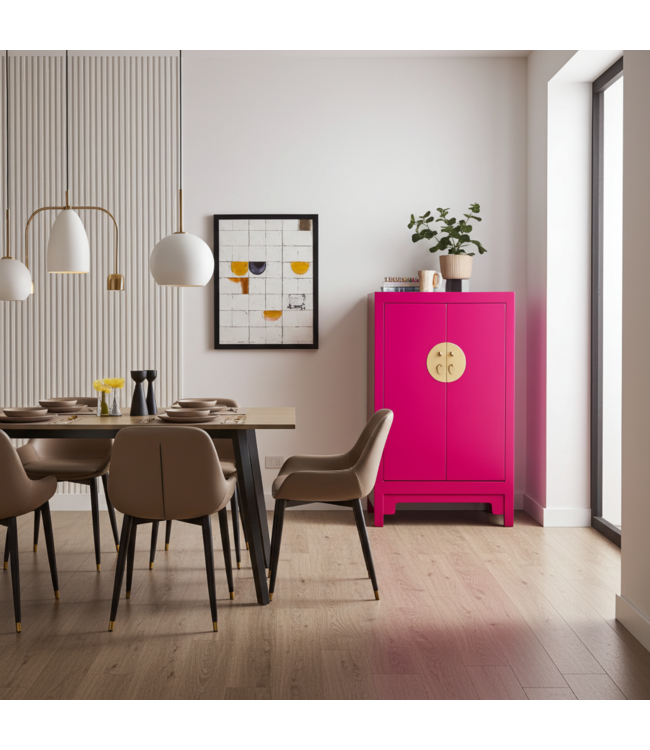Armario Chino Fuchsia Royale - Orientique Colección An70xP40xAl120cm