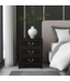 Mesita De Noche China Ónix Negro - Orientique Colección An45xP30xAl60cm