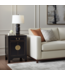 Comodino Cinese Onice Nero - Collezione Orientique L42xP35xH60cm