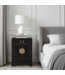 Chinese Bedside Table Onyx Black - Orientique Collection L42xW35xH60cm