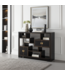 Chinese Boekenkast Open Kast Onyx Zwart - Orientique Collectie B108xD35xH80cm