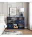 Chinese Boekenkast Open Kast Midnight Blauw - Orientique Collectie B108xD35xH80cm