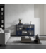 Chinese Boekenkast Open Kast Midnight Blauw - Orientique Collectie B108xD35xH80cm