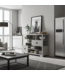 Chinese Boekenkast Open Kast Moonshine Greige - Orientique Collectie B108xD35xH80cm