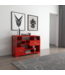 Chinese Boekenkast Open Kast Lucky Rood - Orientique Collectie B108xD35xH80cm