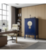 Chinese Wedding Cabinet Midnight Blue - Orientique Collection W100xD55xH175cm