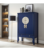 Chinese Bruidskast Midnight Blauw - Orientique Collectie B100xD55xH175cm