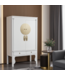 Armoire de Mariage Chinoise Moonshine Grège - Orientique Collection L100xP55xH175cm