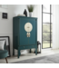 Chinese Bruidskast Teal - Orientique Collectie B100xD55xH175cm