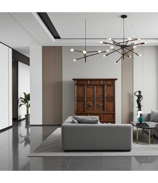 Armario Chino Antiguo de Madera Tallados a Mano An150xP60xAl176cm