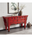 Chinesischer Konsolentisch Rot B160xT45xH90cm
