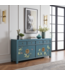 Chinese Sideboard Arctic Blue Grey Handpainted - Orientique Collection W180xD40xH85cm